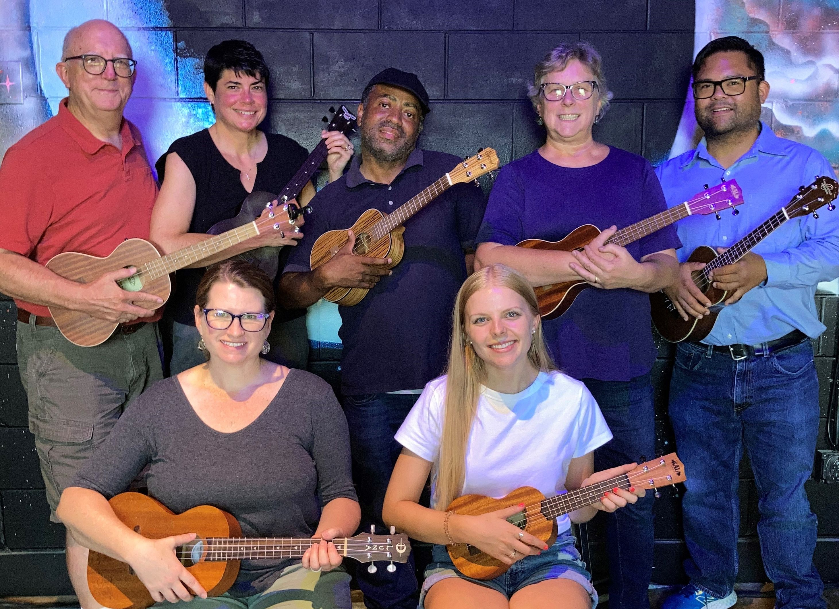 The Druid Ukes group photo